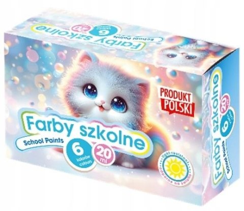 AS Farby plakatowe kotki kolor: mix 6 kolor. AS (301218001)