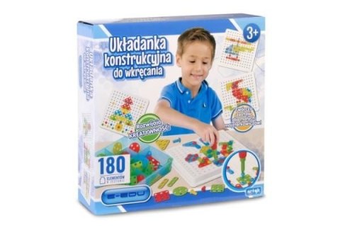 Artyk Układanka konstrukcyjna do wkręcania E-Edu 180 elementów Artyk (125560)