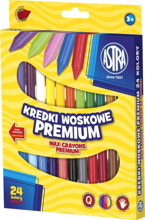 Astra Kredki świecowe 24 kol. Astra (316111003)