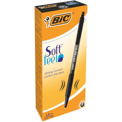 Bic Długopis SOFT FEELCLIC czarny wkład czarny 1,0mm Bic (837397)
