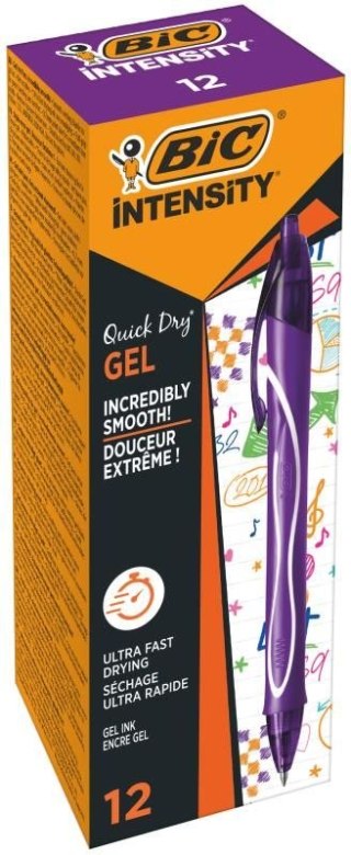 Bic Długopis żelowy długopis żelowy Intensity Quick Dry wkład fioletowy 0,3mm Bic (964772)