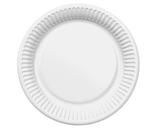 Godan Talerz jednorazowy białe papier śr. 180mm 6 szt Godan (PG-TPBI)