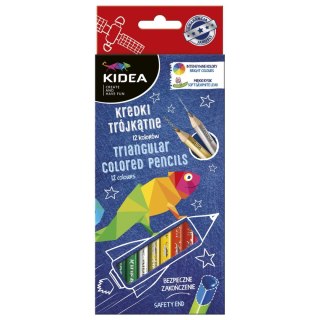 Kidea Kredki ołówkowe KIDART 12 kol. Kidea (KT12KA)