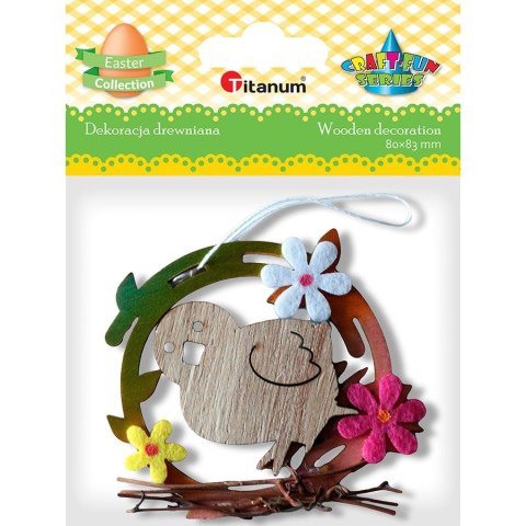 Titanum Ozdoba świąteczna Craft-Fun Series zawieszka ptaszek Titanum (19AQE0722-1)