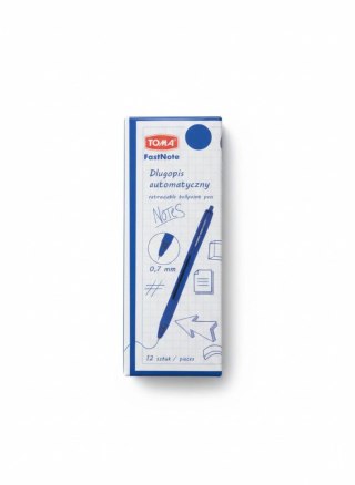 Toma Długopis 1mm wkład niebieski 1,0mm Toma (TO - 030 1 2)
