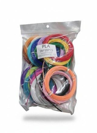 Bemag Wkład do długopisu 3d 5m 20szt. wkład mix Bemag (YS-2312)