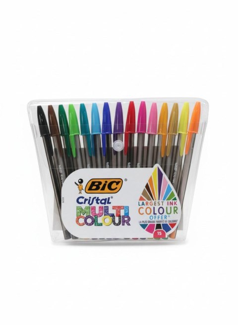 Bic Długopis MULTICOLOUR Cristal 15k wkład mix 0,4mm Bic (964899)