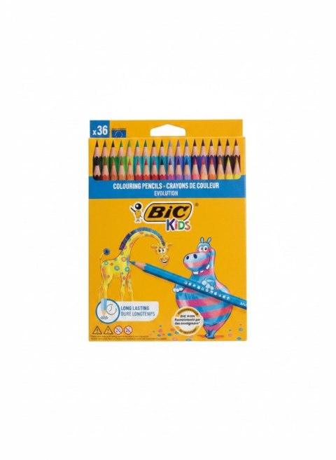 Bic Kids Kredki świecowe 36 KOL 36 kol. Bic Kids (9505262)