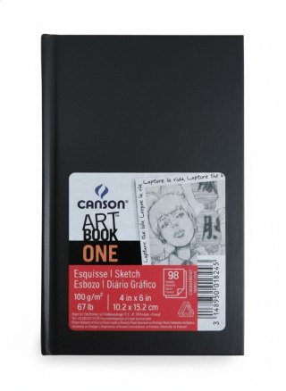 Canson Blok artystyczny Szkicownik ARTBOOK ONE A6 100g 96k [mm:] 102x152 Canson (400110287)
