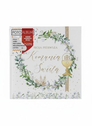 Kukartka Album kieszeniowy komunia 5906850800577 200 kieszeni Kukartka (HAS-015)