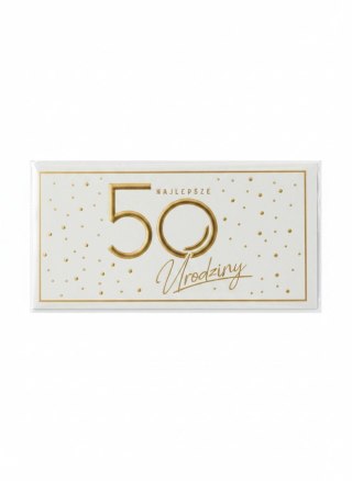 Kukartka Skarbonka pudełko na banknoty Kukartka (MB-018 Urodziny 50 Elite)