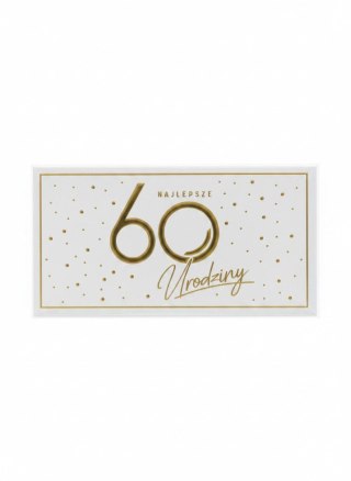 Kukartka Skarbonka pudełko na banknoty Kukartka (MB-019 Urodziny 60 Elite)