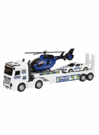 Lean Samochód policyjny Zestaw ciężarówka helikopter Lean (29069)