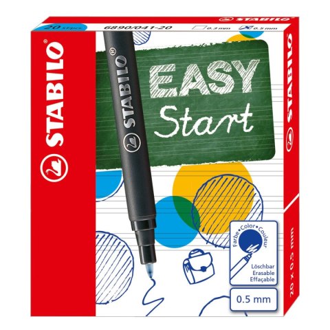 Stabilo Wkład do długopisu wielkopojemny wkład niebieski 0,5mm Stabilo (6890/041-20)