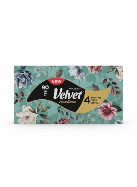 Velvet Chusteczki higieniczne 4W Excellence 90 szt Velvet