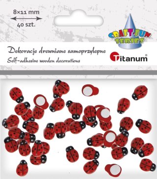 Titanum Ozdoba drewniana Craft-Fun Series biedronki Titanum (WDC640)