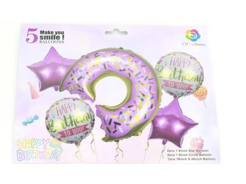 One Dollar Balon foliowy zestaw party donut One Dollar (358386)